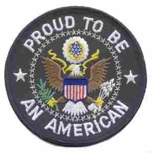 Proud to be American Non-Military Patch - Saunders Military Insignia