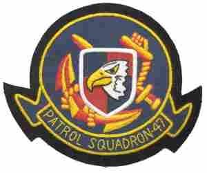 PT47 Patrol Squadron patch - Saunders Military Insignia