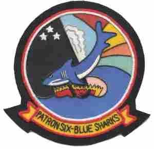 PT6 Patrol Squadron 6 Navy Patch