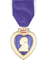 Purple Heart Full Size Medal - Saunders Military Insignia