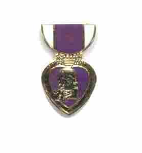 Purple Heart Lapel Lapel Pin - Saunders Military Insignia