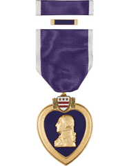 Purple Heart Medal in a 3 Piece Medal Box Set - Saunders Military Insignia