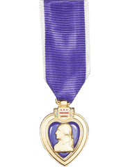 Purple Heart Miniature Medal - Saunders Military Insignia