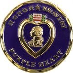 Purple Heart Presentation Coin - Saunders Military Insignia