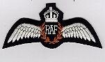 RAF Pilot wing WWII style - Saunders Military Insignia