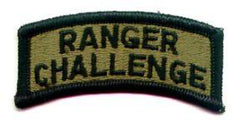 Ranger Challenge tab for the green subdued uniform - Saunders Military Insignia