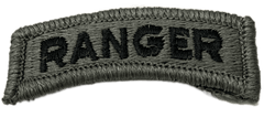 Ranger Tab in ACU with Velcro - Saunders Military Insignia