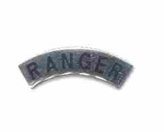 Ranger tab in metal - Saunders Military Insignia