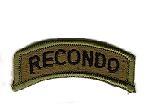 Recondo Tab,in green subdued - Saunders Military Insignia