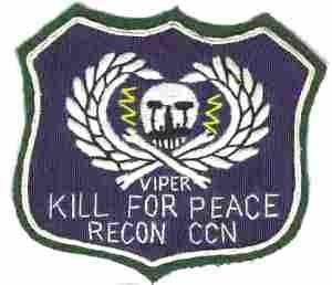 Reconnaissance Team Viper Patch, handmade - Saunders Military Insignia