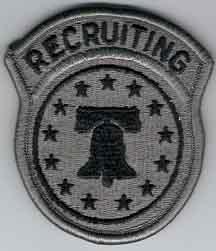 Recruiting with Tab Army ACU Patch with Velcro - Saunders Military Insignia