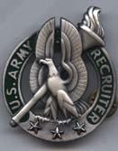 Recuriting Identification Badge - Saunders Military Insignia