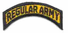 Regular Army Tab - Saunders Military Insignia