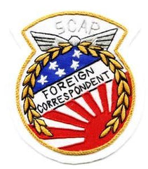 SCAP Correspondent Patch Handmade - Saunders Military Insignia