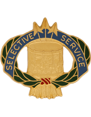 Selective Service System Unit Crest - Saunders Military Insignia