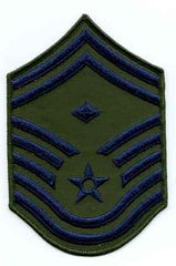 Senior Master Sergeant USAF Chevron W/ dia. - Saunders Military Insignia