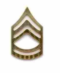 Sergeant 1st Class Army Chevron, Collar - Saunders Military Insignia