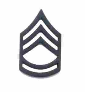 Sergeant 1st Class subdued metal rank