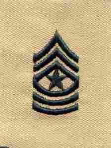 Sergeant Major (E9) Army Collar Chevron
