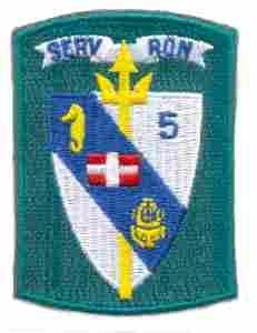 Service Squadron 5 Navy ServRon Patch
