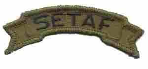 Setaf Emblem SETAF Tab in green subdued - Saunders Military Insignia