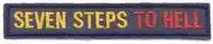 Seven Steps To Hell Tab - Saunders Military Insignia