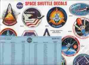SHUTTLE Decal Set Decal - Saunders Military Insignia