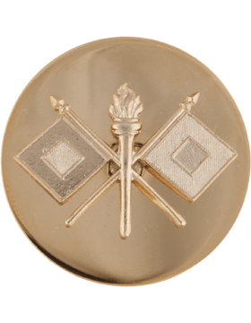 Signal Corps Enlisted Branch Of Service collar insignia - Saunders Military Insignia