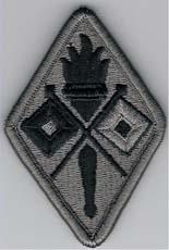Signal School Army ACU Patch with Velcro