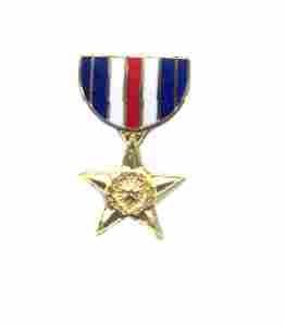 Silver Star, Lapel Pin - Saunders Military Insignia