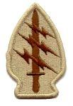 Special Forces Desert Cloth Patch - Saunders Military Insignia