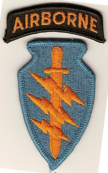 Special Forces patch with Airborne tab