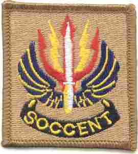 Special Operations Command Central SOCCENT Patch