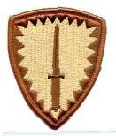 Special Operations Command Europe (Special Forces)  Desert Cloth Patch