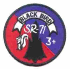 SR71 Black Bird Patch - Saunders Military Insignia
