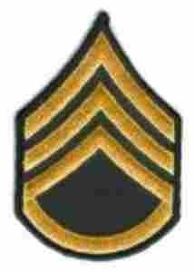 Staff Sergeant Army rank insignia chevron
