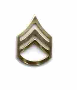Staff Sergeant (E6) Army Chevron, Collar - Saunders Military Insignia