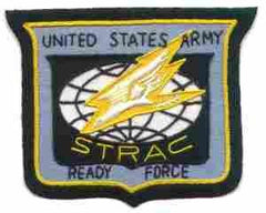 STRAC Strategic Command Patch, Handmade - Saunders Military Insignia