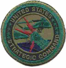 Strategic Air Command Subdued Patch Small Version - Saunders Military Insignia