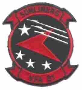 Strike Fighter Squadron VFA81 Navy Patch - Saunders Military Insignia