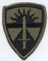 Test and Exp Command subdued Patch - Saunders Military Insignia