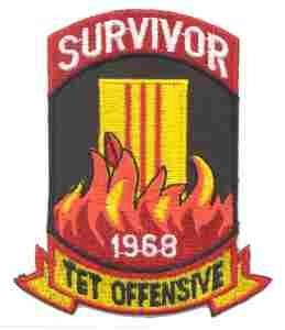 Tet Offensive Non-Military patch - Saunders Military Insignia