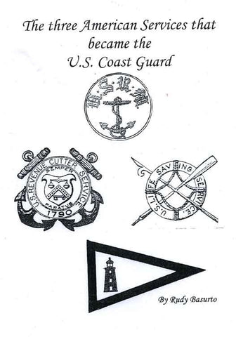 Three US Services that Became the Coast Guard black/white, - Saunders Military Insignia