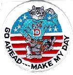 Tom Cat F-14 Make My Day Navy Patch - Saunders Military Insignia