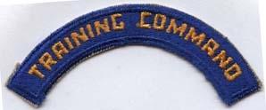 Training Command Army Air Force Tab