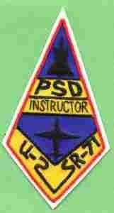 U2 SR71 Physiological Support Division Patch