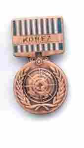 United Nations Korea Service Lapel Pin