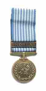 United Nations Korean Service Miniature Medal - Saunders Military Insignia