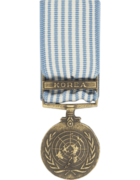United Nations Korean Service Miniature Medal - Saunders Military Insignia