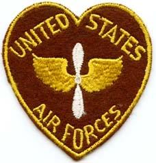 United States Air Force Logo Patch, Felt - Saunders Military Insignia